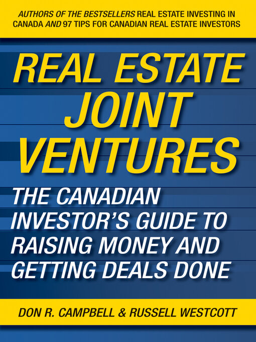 Détails du titre pour Real Estate Joint Ventures par Don R. Campbell - Disponible
